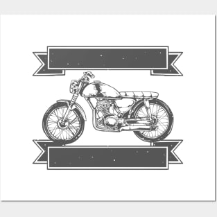 Classic Motorcycle Posters and Art